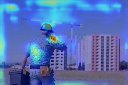 样本一 CSDA 响应热力图